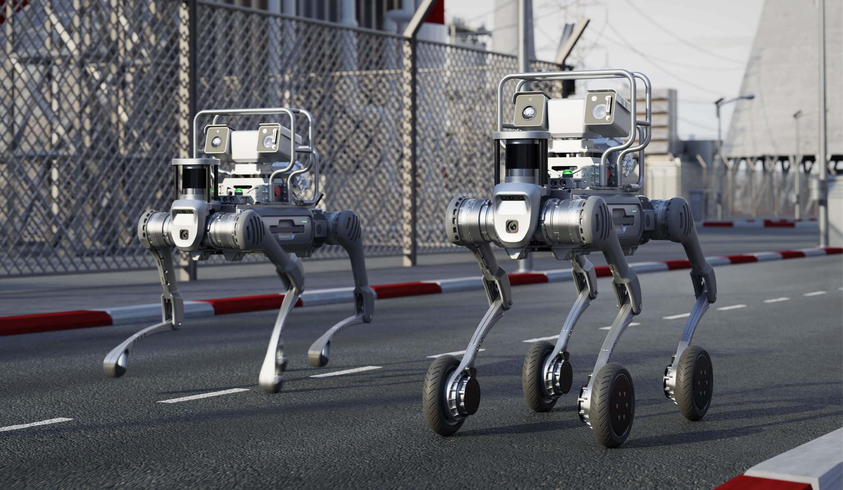 Unitree As2-W Wheeled Quadruped Robot